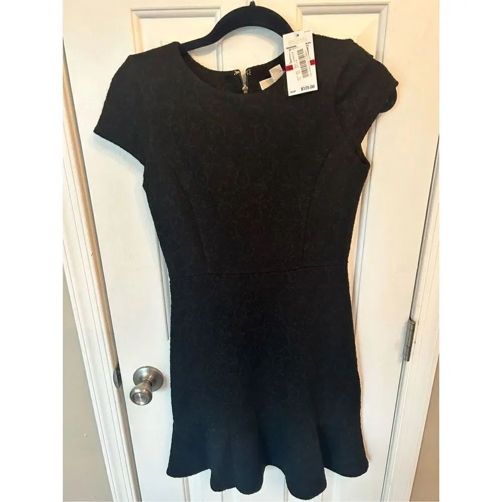Michael kors black short dress going out or office attire appropriate size xs NW